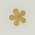 Large Textured Brass Flower