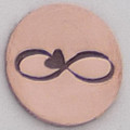 Infinity with Heart Metal Stamp Sample