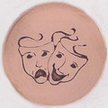 Comedy Tragedy Metal Stamp Sample