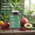 LDL Biotect bottle on a wooden table among pomegranates, pomegranate seeds, and a halved avocado, with the text: Lower your cholesterol and support your heart naturally. 2 month supply.