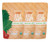 Three orange pouches of Dr. Fuhrman Organic Kale Chips, Turmeric Curry flavor: dehydrated, never fried, not baked; USDA Organic, net wt. 2.5 oz (71 g) each.