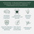 Complete Greens benefits graphic: multivitamin plus 21 organic superfoods, 9 unique mushrooms, plant protein, and prebiotics equals a supercharged you in a single scoop. Supports cognitive function; promotes cardiovascular health; supports healthy aging; healthy immune and inflammatory response; 100% vegan, non-GMO, and gluten free; antioxidant support.