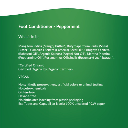Organic Essence Concentrated Foot Conditioner – Peppermint