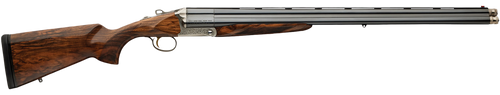 Charles Daly 930.354 CD Triple Crown Empire Grade Full Size 20/28 Gauge Break Open 3+1 26" Blued Chrome Lined Vent Rib Barrel, Silver Engraved Steel Receiver, Fixed Oiled Walnut Stock                 