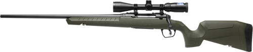 Savage Arms 32183 Axis 2 XP Combo Full Size 22-250 Rem 4+1 22" Black Sporter Barrel, Black Carbon Steel Receiver Drilled & Tapped, OD Green Fixed Synthetic Stock, Weaver 3-9x40mm Scope, Left Hand     