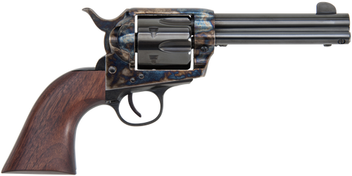 Traditions SAT73002FT 1873 Trump-Fight 45 Long Colt 6 Shot 4.75" Blued "Trump" w/Engraved Barrel, "Fight" Engraved Cylinder, Color Case Hardened Steel Frame, Walnut w/Trump Design Grip, Exposed Hammer
