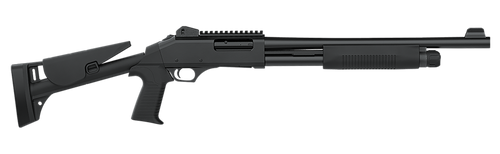 Dickinson LLC TAC4ST Tac-4 ST 12 Gauge Pump 3" 5+1 Black Steel Barrel, Matte Black Picatinny Rail Receiver, Adj Comb Synthetic Stock, Black Polymer Grip                                                