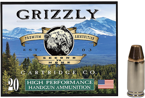 Grizzly Ammo GC9+P+39mm+P Luger 47gr Full Metal Jacket Flat Point 20 Per Box/10 Case                                                                                                                    