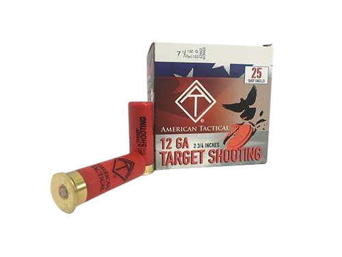 ATI ATIACL12T75 Target Load  12Gauge 2.75" 1oz 7.5Shot 25 Per Box/10 Case                                                                                                                               