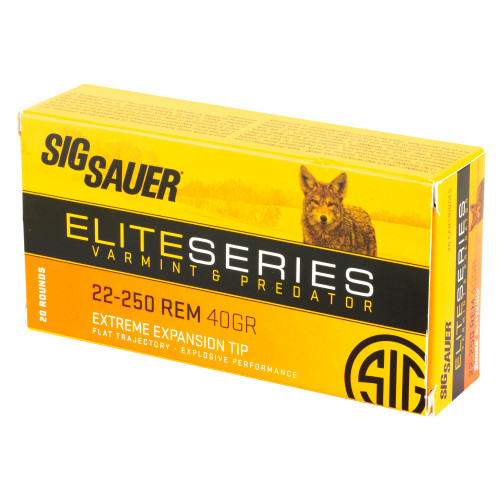 SIG AMMO 22-250REM 40GR V&P 20/200 SIG AMMO 22-250REM 40GR V&P 20/200