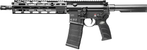 HK 81001050 MR556 A4 5.56x45mm 30+1 11" Black Threaded Barrel, M-LOK Handguard, Black Picatinny Rail Receiver, Black Pistol Tube, Black Polymer Grip, Ambidextrous                                      