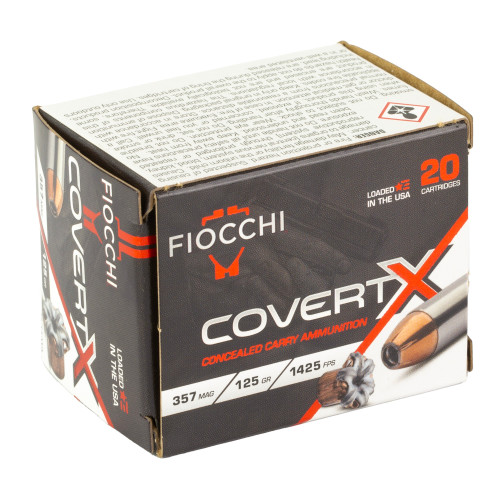 FIOCCHI COVERT X 357MAG 125GR 20/200