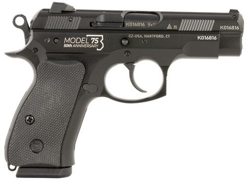 CZ-USA 01132 75D 50th Anniversary Compact Frame 9mm Luger 10+1                                                                                                                                          