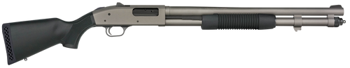 Mossberg 50796 590A1 NFA Pro 12 Gauge 3" 5+1 20" Tungsten Gray Cerakote Barrel & Drilled & Tapped Steel Receiver, Black Synthetic Stock                                                                 