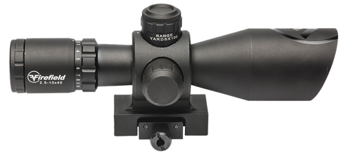 Firefield FF13064 Barrage  Matte Black 2.5-10x40mm Illuminated Red/Green Mil-Dot Reticle                                                                                                                
