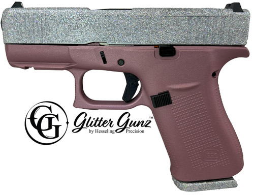 GLOCK 43X MOS 9MM BLUSH DIAMOND GLITTER GUNZ GLOCK 43X MOS 9MM BLUSH DIAMOND GLITTER GUNZ