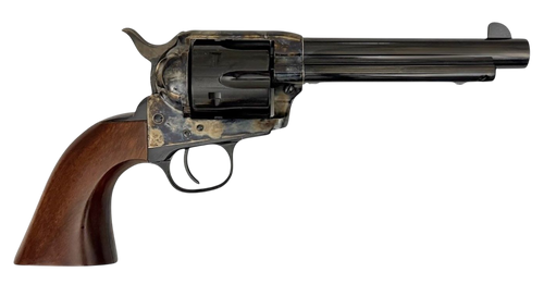 Taylors & Company 551018 1873 Cattleman Uberti 9mm Luger 6 Shot 5.50" Blued Round Barrel, Cylinder & Steel Frame, Exposed Hammer                                                                        