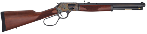Henry H012GRCC Big Boy Carbine Side Gate Full Size 44 Mag 7+1 16.50" Blued Octagon Barrel, Color Case Hardened Steel Receiver, American Walnut Wood Stock Right Hand                                    