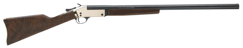 Henry H015B410 Single Shot  410 Gauge with 26" Blued Barrel, 3" Chamber, 1rd Capacity, Polished Brass Metal Finish & American Walnut Stock Right Hand (Full Size)                                       