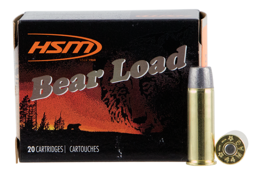 HSM 44M15N20 Bear Load  44 Rem Mag 305 gr Wide Flat Nose 20 Per Box/ 20 Case                                                                                                                            