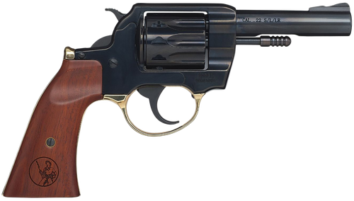Henry H016GD Golden Boy  22 LR 10 Shot 4" Blued Steel Barrel, Cylinder, Blued Polished Steel Frame, Walnut Gunfighter Grip, Transfer Bar Safety, Exposed Hammer                                         