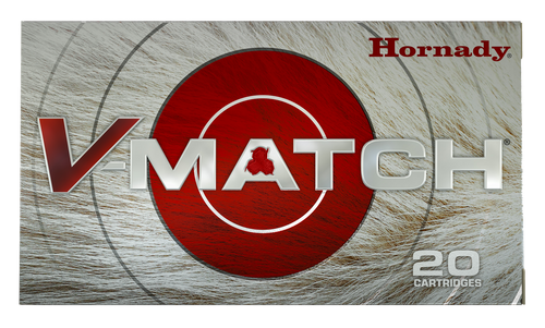 Hornady 81424 V-Match  25Creedmoor 95gr ELD-VT 20 Per Box/10 Case                                                                                                                                       