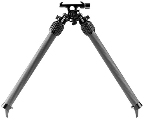 Mdt Sporting Goods Inc 114700BLK Mountain Bipod 2.70-15.80" High Black Carbon Fiber/Aluminum                                                                                                            