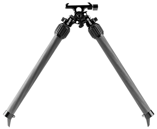 Mdt Sporting Goods Inc 114703BLK Mountain Bipod 2.70-15.80" High Black Carbon Fiber/Aluminum                                                                                                            
