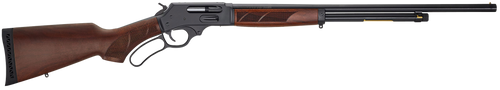 Henry H018G410 Side Gate  Full Size 410 Bore Lever 2.50" 6+1 24" Blued Steel Barrel, Blued Drilled & Tapped Steel Receiver, Fixed American Walnut Wood Stock, Right Hand                                