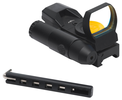 Firefield FF26023 Impact Duo Reflex Sight Matte Black 1 x 31 mm x 22 mm 3 MOA/5 MOA Red Dot Multi Reticle Red Laser                                                                                     