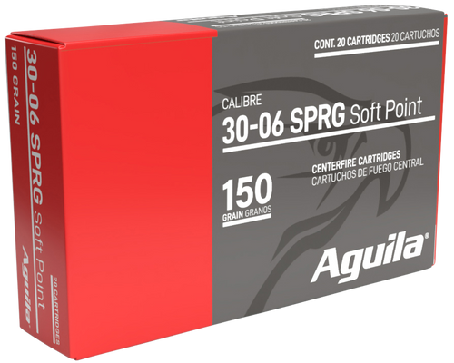 Aguila 8108AG   30-06Springfield 150gr InterLock Boat Tail Soft Point 20 Per Box/10 Case                                                                                                                