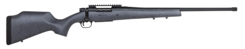 Mossberg 28101 Patriot Long Range Hunter 308 Win Caliber with 5+1 Capacity, 22" Barrel, Threaded/Fluted Matte Blued Metal Finish & Sniper Gray Fixed Monte Carlo Stock Right Hand (Full Size)           