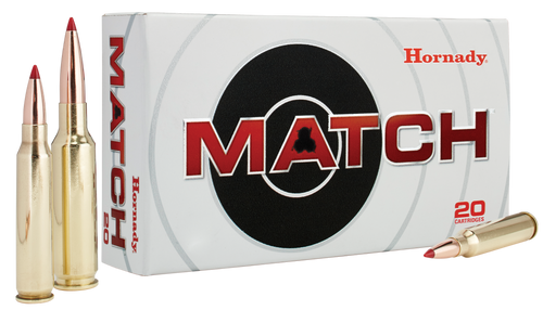 Hornady 80966 Match  308Win 168gr Extremely Low Drag Match 20 Per Box/10 Case                                                                                                                           