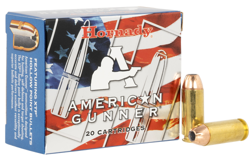 Hornady 91224 American Gunner  10mm 155gr Hornady XTP Hollow Point 20 Per Box/10 Case                                                                                                                   