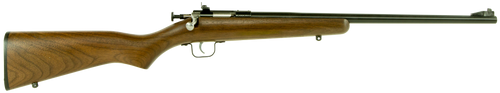 Crickett KSA2238 Youth  22 LR 1rd 16.12" Blued Barrel & Receiver, Fixed Front/Adjustable Rear Peep Sights, Walnut Stock w/11.5" LOP, Rebounding Firing Pin Safety                                       