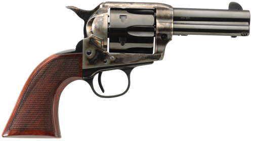 Taylors & Company 4201DE Runnin Iron Deluxe 45 Colt (LC) 6rd 3.50" Blued Cylinder & Barrel Color Case Hardened Steel Frame Checkered Walnut Grip (Taylor Tuned)                                         