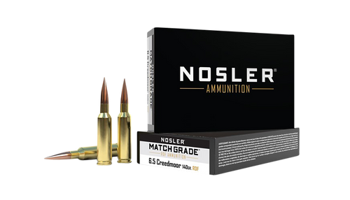 Nosler 60115 Match Grade RDF 6.5Creedmoor 140gr RDF Hollow Point Boat Tail 20 Per Box/10 Case                                                                                                           