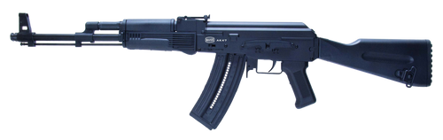 Mauser Rimfire 4070024 AK-47  22 LR 24+1 16.50" Barrel, Steel Receiver, Black Metal Finish, Adjustable Rear Sight, Black Wood Furniture                                                                 