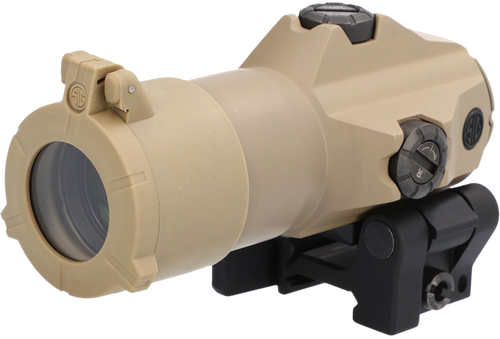 Sig Sauer Electro-Optics SOJ41002 Juliet4 Magnifier Flat Dark Earth 4x 24mm                                                                                                                             