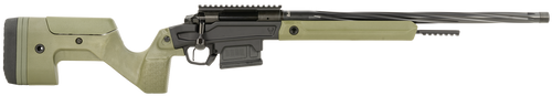Stag Arms SABR01030002 Pursuit  6.5 Creedmoor 5+1 20" Threaded/Fluted Sporter, Black Cerakote Barrel/Rec, OD Green OEM Hybrid Hunter Stock, TriggerTech Trigger, 20 MOA Scope Mount                     