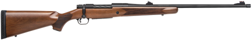 Mossberg 28121 Patriot  Full Size 300 Win Mag 3+1 24" Matte Blued Fluted Threaded Barrel, Drilled & Tapped Matte Blued Stainless Steel Receiver, Walnut Fixed Stock, Right Hand                         