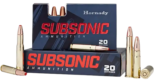 Hornady 82247 Subsonic Rifle 450Bushmaster 395gr Sub X 20 Per Box/10 Case                                                                                                                               
