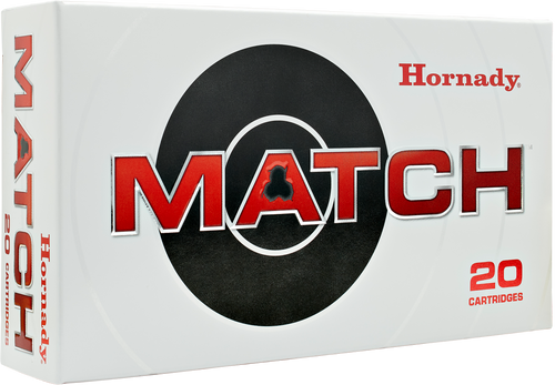 Hornady 8097 Match  308Win 168gr Boat Tail Hollow Point 20 Per Box/10 Case                                                                                                                              