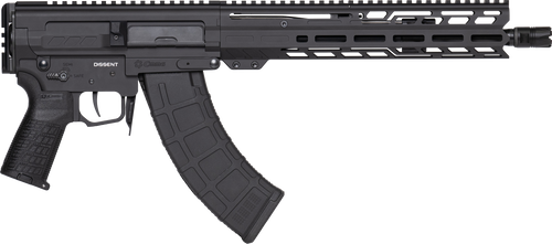 CMMG 86A8E0BAB Dissent MK47 7.62x39mm 30+1 12.50" Black Nitride Threaded Barrel, M-LOK Handguards, Black Armor Cerakote Aluminum Picatinny Rail Receiver                                                