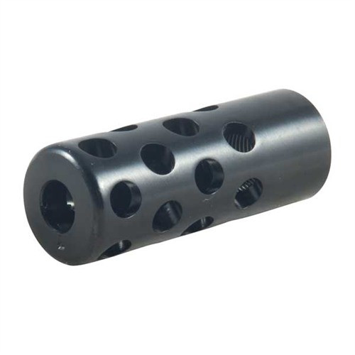 QUIET MUZZLE BRAKE 7 MM 1/2-28 STEEL BLUED