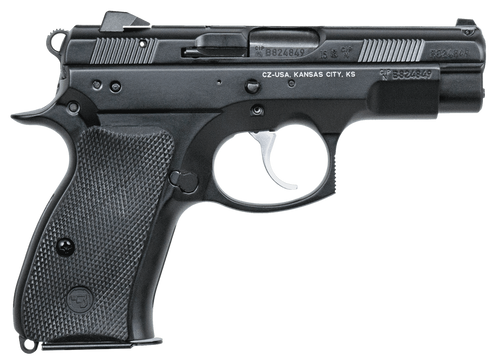 CZ-USA 01194 75D PCR Compact Frame 9mm Luger 10+1 3.75" Black Steel Barrel, Black Steel Serrated Slide, Black Polycoat Aluminum Frame w/Beavertail, Black Rubber Grip, Right Hand                       