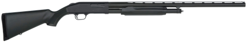 Mossberg 56420 500 All Purpose Full Size 12 Gauge Pump 3" 5+1 28" Matte Blued Vent Rib Barrel, Matte Blued Integral Scope Mount Steel Receiver, Fixed Black Synthetic Stock, Right Hand, Accu-Set Chokes