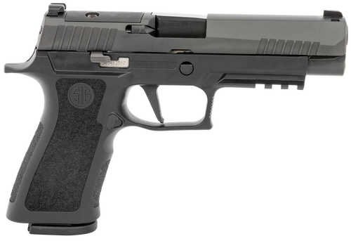 Sig Sauer 320XF9BXR3PR2 P320 XFull 9mm Luger 17+1 4.70" Carbon Steel Barrel, Black Nitron Optic Ready/Serrated SS Slide, Black Stainless Steel Frame w/Picatinny Rail, Black XCarry Medium Polymer Grips