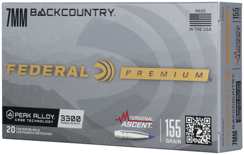 Federal P7BCTA1 BackCountry  7mm BC 155gr 20 Per Box/10 Case                                                                                                                                            