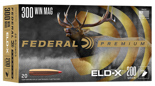 Federal P300WELDX1 Premium ELD-X 300WinMag 200gr 20 Per Box/10 Case                                                                                                                                     